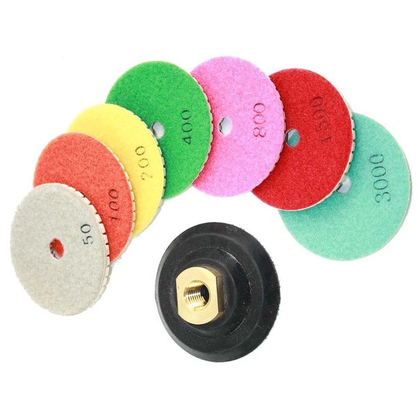 Specialty Diamond 3 Inch Diamond Polishing Pad Set E3SET